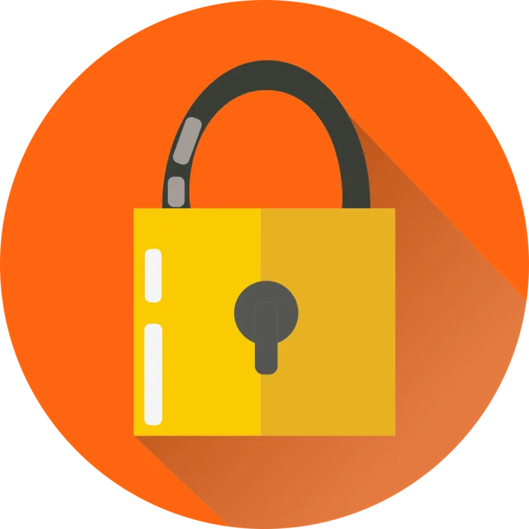 Free lock security key vector