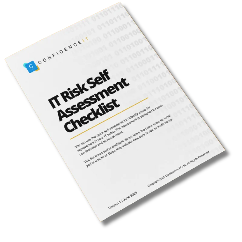 IT Risk Assessment Booklet – Confidence IT IT Risk Assessment Booklet - Confidence IT