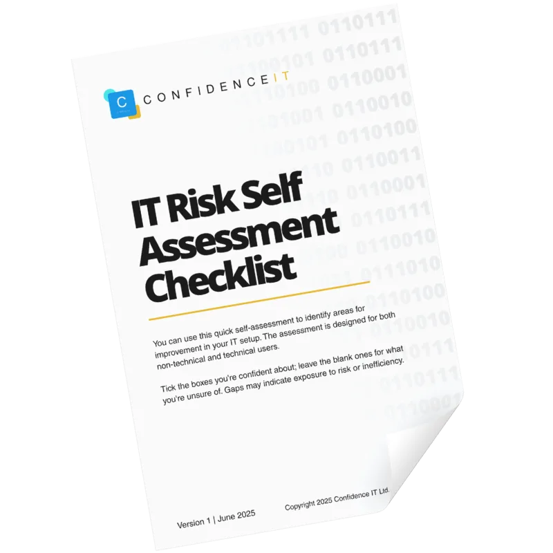IT Risk Assessment Cover – Confidence IT IT Risk Assessment Cover - Confidence IT